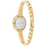 Calvin Klein Twisted Bezel Oval Gold / Green - 25100203