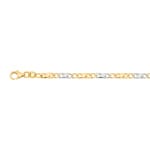 Carrera Bracelet 750/18 K Two-tone Gold 3.5mm - 19cm - BCA400119