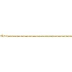 Carrera-Armband satiniert 750/18 K Gelbgold 3.5mm - 19cm