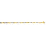 Carrera-Kette poliert 750/18 K Bicolor 3.5mm