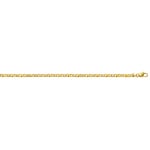 Carrera-Kette satiniert 750/18 K Gelbgold 4.0mm