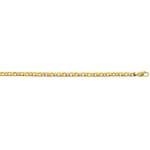 Satined Carrera Chain 750/18 K Yellow Gold 5.0mm