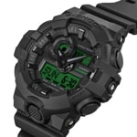 Casio G-Shock Classic Black and Electro Green - GA-700BEG-1AER
