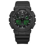 Casio G-Shock Classic Black and Electro Green - GA-100BEG-1AER