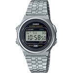 Casio Vintage Round Argenté - A171WE-1AEF