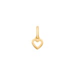 Charm-Pendant 750/18 K Yellow Gold, Heart