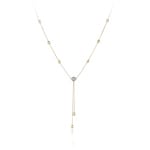 Chimento Armillas Acqua Collier 750 Gelbgold mit Diamanten 0.13 ct G/vs