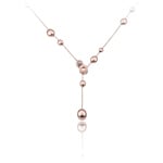 Chimento Armillas Acqua Necklace 750 Rose Gold with Diamonds 0.03 ct G/vs