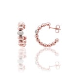 Chimento Armillas Acqua Creolen 750 Roségold mit Diamanten 0.13 ct G/vs