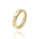 Chimento Forever Brio Ring 750 Yellow Gold with Diamonds 0.24 ct G/vs