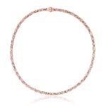 Chimento Stretch Classic Necklace 750 Rose Gold with Diamond 0.01 ct G/vs