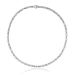 Chimento Stretch Classic Necklace 750 White Gold with Diamond 0.01 ct G/vs