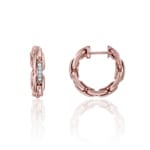 Chimento X-Tend Creolen 750 Roségold mit Diamanten 0.10 ct G/vs