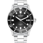 Claude Bernard Aquarider Automatic Date Silver / Black