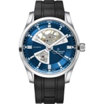 Claude Bernard Aquarider Open Heart Automatic Black / Blue