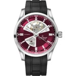 Claude Bernard Aquarider Open Heart Automatic Black / Red