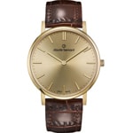 Claude Bernard Classic 39 Gold / Brown