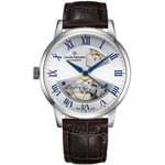 Claude Bernard Classic Automatic Open Heart Silbrig