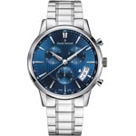Claude Bernard Classic Chronographe Bleu / Argenté - 01002 3M2 BUIN