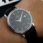 Claude Bernard Classic Gents Date Argenté / Noir 42mm  - 53009 3 NIN