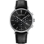Claude Bernard Slim Line Chronograph Silver / Black