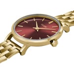 Cluse Boho Chic Petite Steel Dark Cherry / Gold Colour - CW10505
