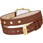 Cluse Gracieuse Mini Watch Double Leather Nutshell / Gold - CW15507