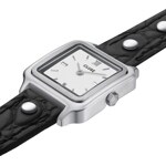 Cluse Gracieuse Mini Watch Double Leather Schwarz / Silbrig  - CW15508