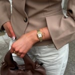 Cluse Gracieuse Mini Watch Steel Gold / Weiss - CW15506