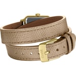 Cluse Gracieuse Petite Double Leather Rugby Tan / Gold Colour - CW11813