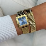 Cluse Gracieuse Petite Double Steel Blue / Gold Colour - CW11816