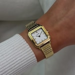 Cluse Gracieuse Petite Double Steel Weiss / Goldig - CW11815