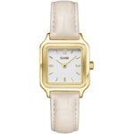 Cluse Gracieuse Petite Leather Marshmallow Croco