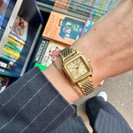 Cluse Gracieuse Petite Steel Goldig Lace Textured - CW11825