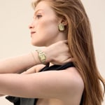 Cluse Gracieuse Petite Steel Goldig Lace Textured - CW11825