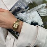 Cluse Gracieuse Petite Steel Goldig Lace Textured - CW11825