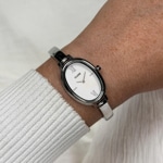 Cluse L'Ovale Steel Blanc / Argenté - CW16102
