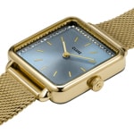 Cluse La Tétragone Mesh Gold / Light Blue - CW10310