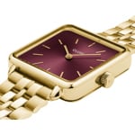 Cluse La Tétragone Steel Dark Cherry / Gold Colour - CW10312