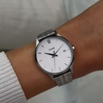 Cluse Minuit Date Silvery - CW14303