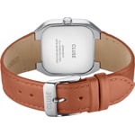 Cluse Quadrus Multifunction Day Date Leder Braun / Silbrig  - CW26208