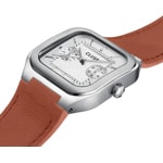 Cluse Quadrus Multifunction Day Date Leder Braun / Silbrig  - CW26208