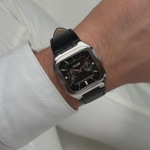 Cluse Quadrus Multifunction Day Date Leather Black / Silvery - CW26203