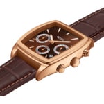 Cluse Quartaut Chrono Watch cuir brun / rose - CW52006