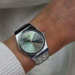 Cluse Retro 70's Steel Light Green / Silver Colour - CW35103