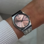 Cluse Retro 70's Steel Light Salmon / Silver Colour - CW35101