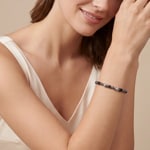 Coeur de Lion Beads & Pearls Spike Armband Anthracite - 2106/30-1217