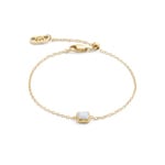 Coeur de Lion Birthstone Avril Bracelet Quartz Blanc Or