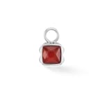 Coeur de Lion Birthstone Janvier Charm Agate Rouge Argent - 1300/44-0300
