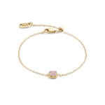 Coeur de Lion Birthstone Octobre Bracelet Quartz Rose Or
